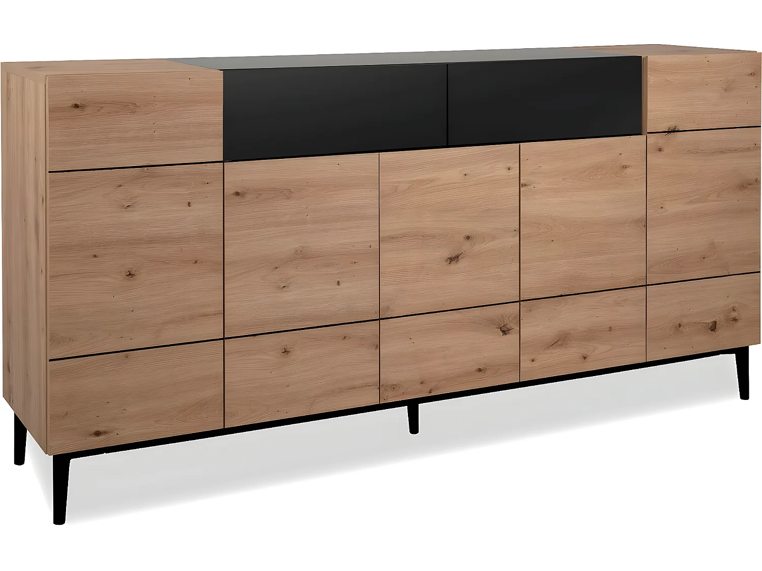 Buffet effet chêne 180 cm - Sintra