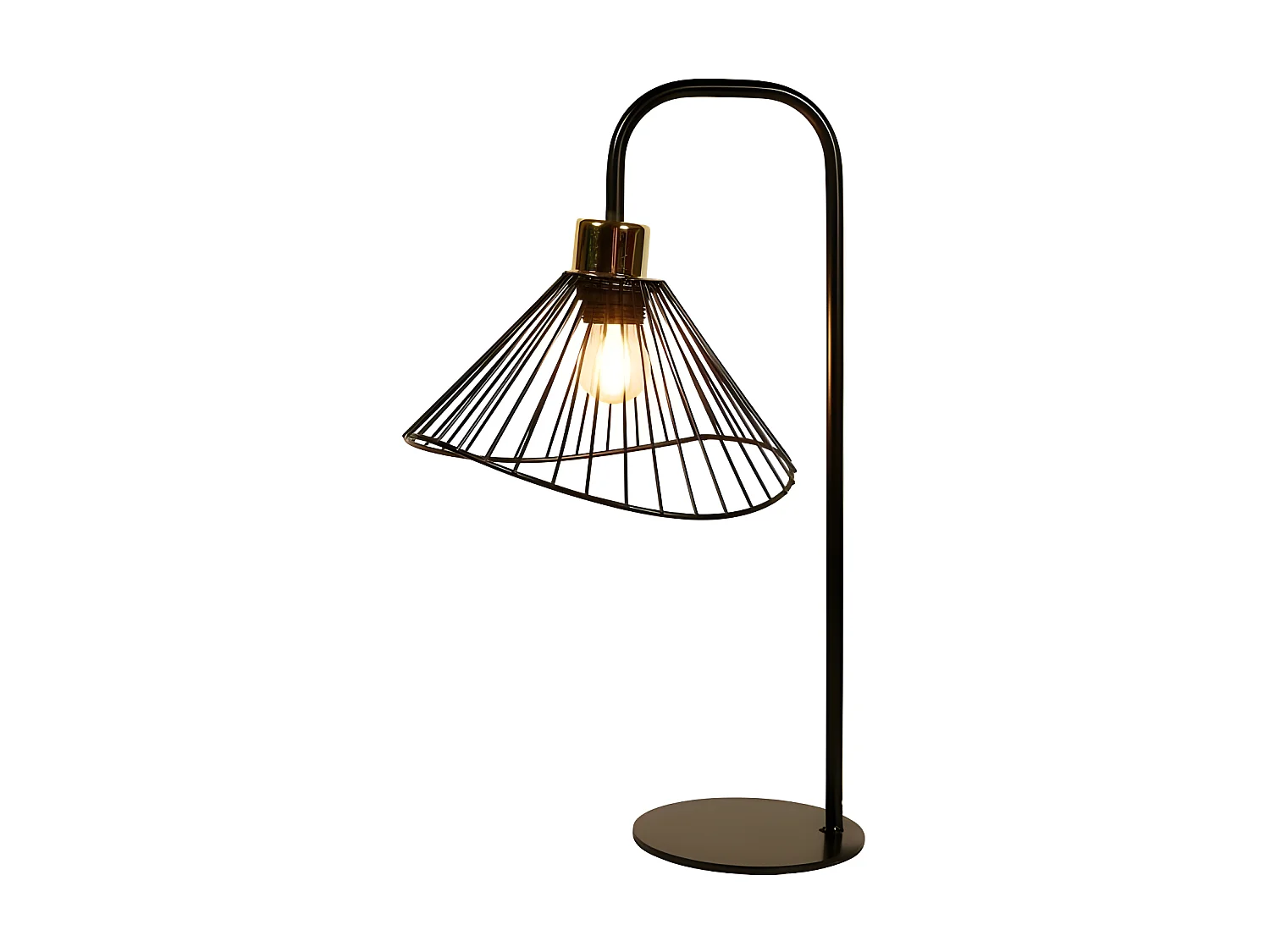 Lampe de bureau filaire métal H47 Ostaria