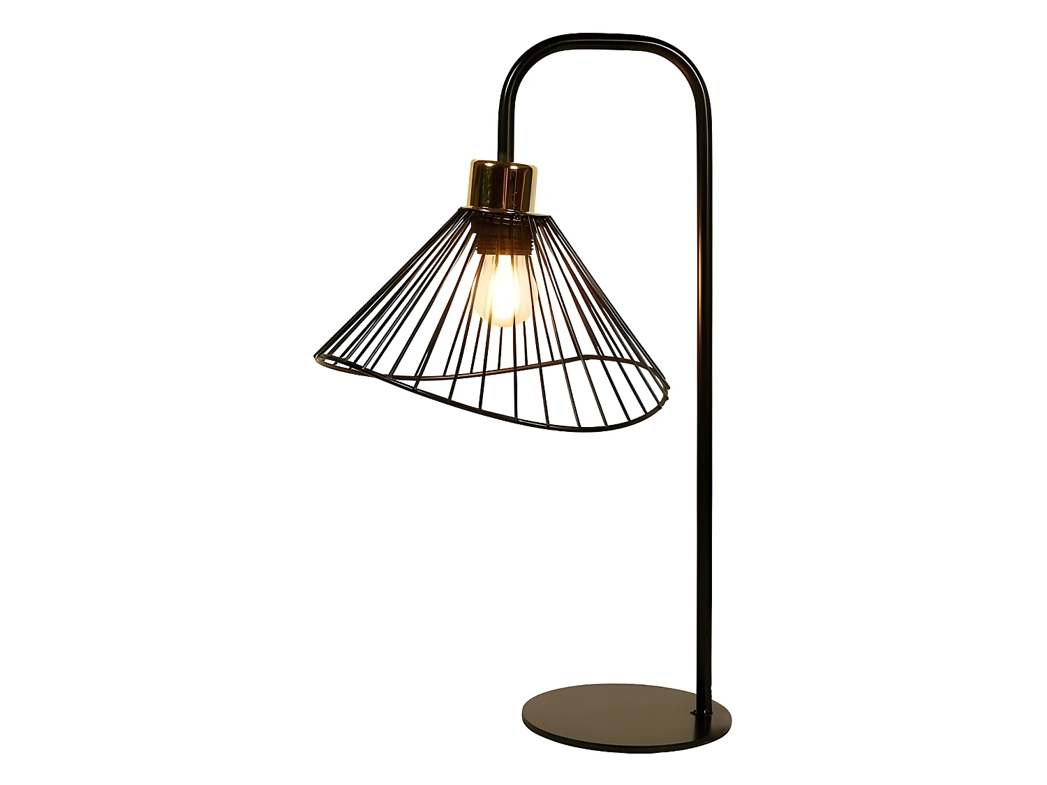 Lampe de bureau filaire métal H47 Ostaria