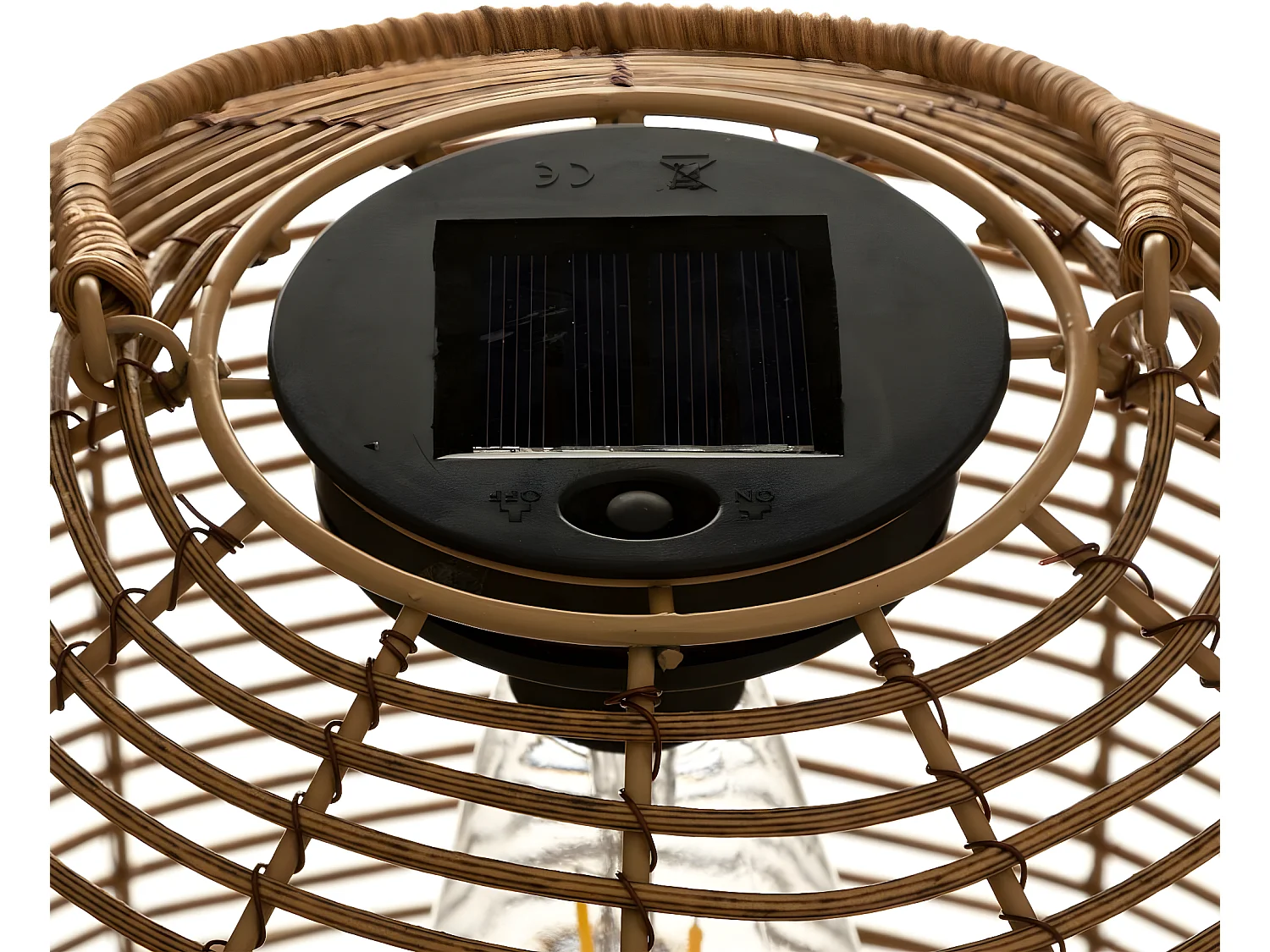 Lampe à Poser Solaire "Ultimo" 30cm Naturel