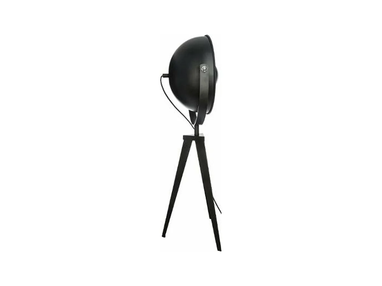 Lampe Trépied "Parabole" 65cm Noir