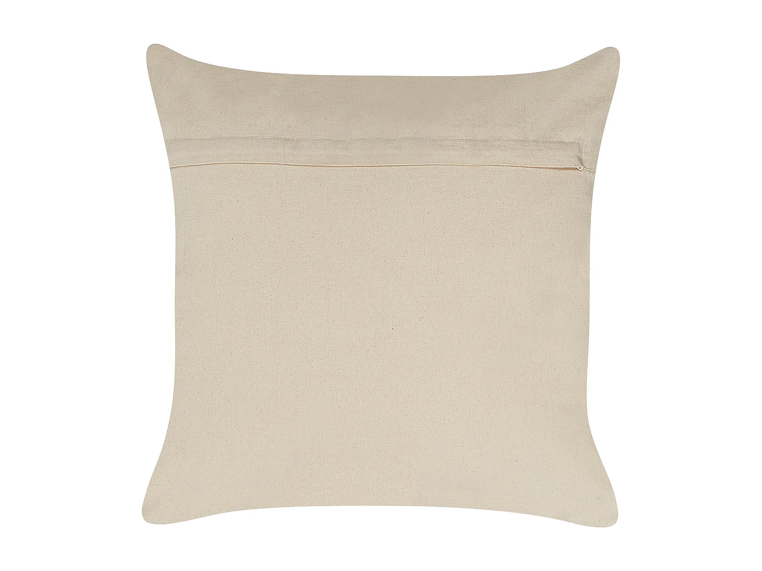 Conjunto de 2 cojines decorativos OUJDA Algodón 50 x 50 cm Cobrizo Patrón geométrico
