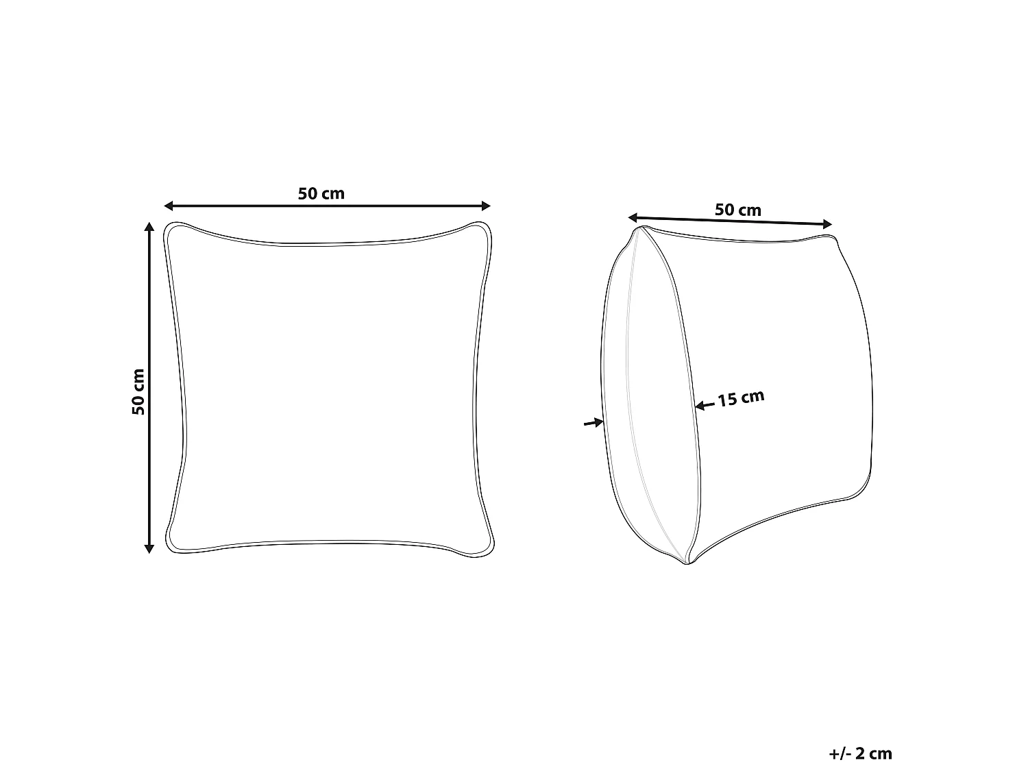 Coussin SOUK Coton 50 x 50 cm Multicolore Motif géométrique