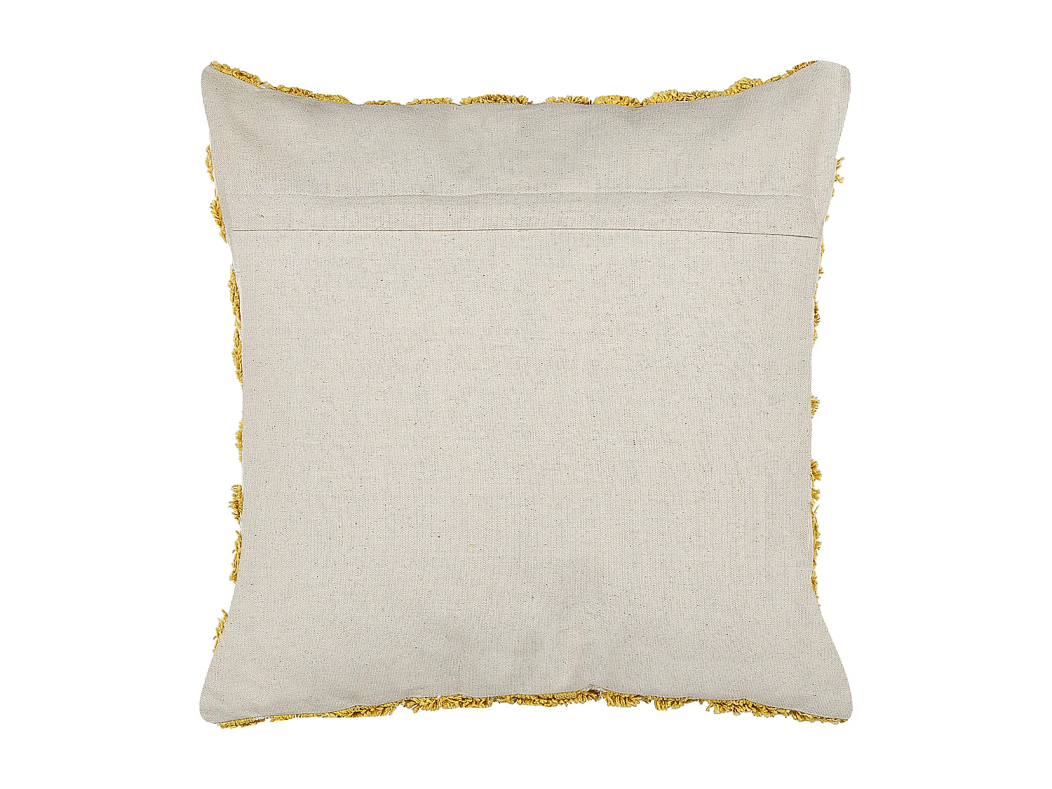 Conjunto de 2 cojines decorativos ALCEA Algodón 45 x 45 cm Amarillo Patrón geométrico