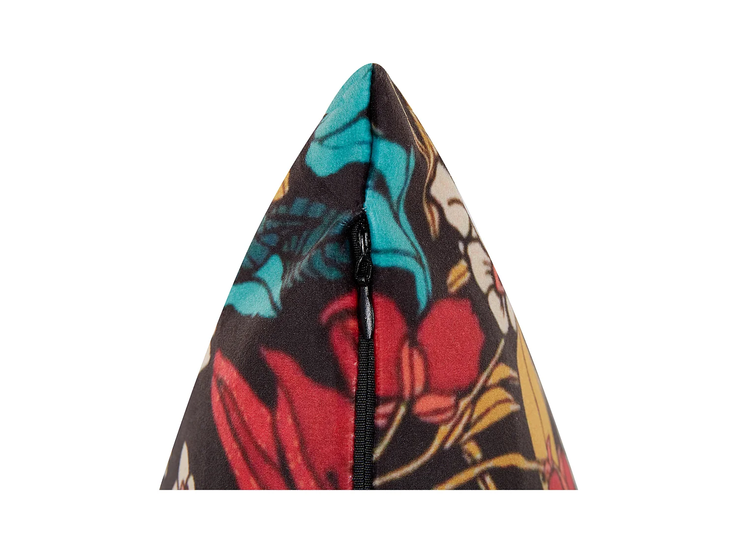 Lot de 2 coussins décoratifs PROTEA Velours 45 x 45 cm Multicolore Motif floral