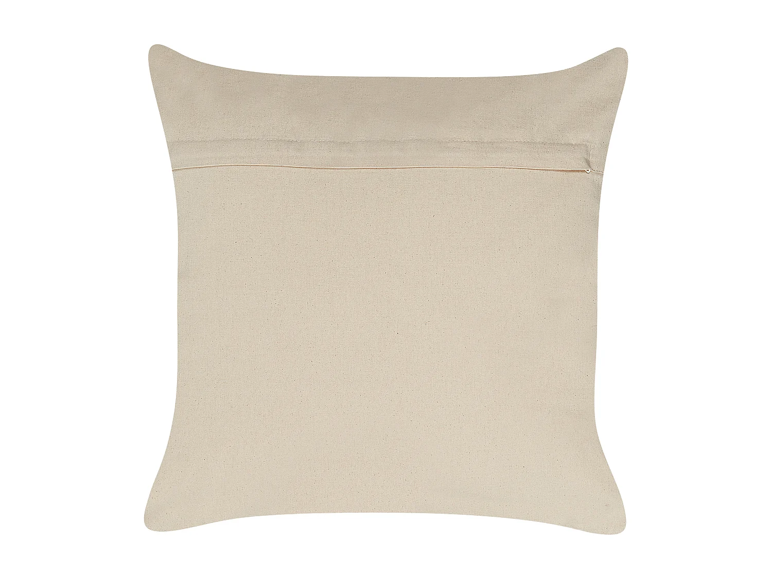 Lot de 2 coussins décoratifs OUJDA Coton 50 x 50 cm Doré Motif géométrique