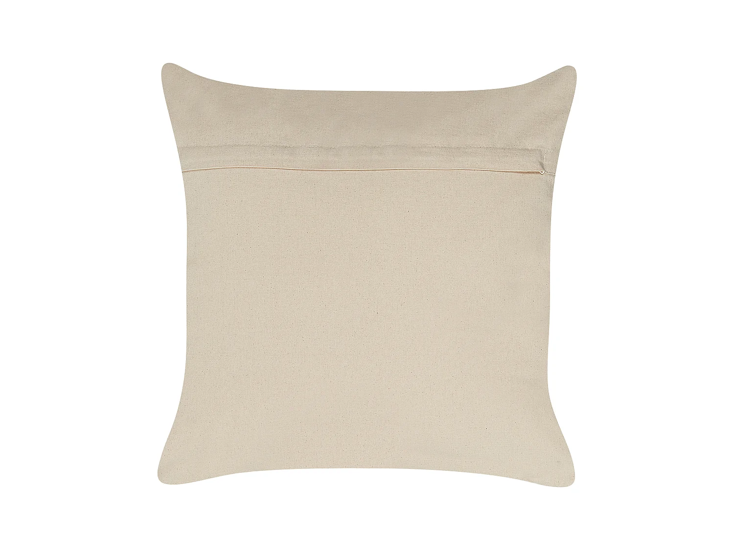 Conjunto de 2 almofadas decorativas SAFI Algodão 50 x 50 cm Azul Padrão geométrico