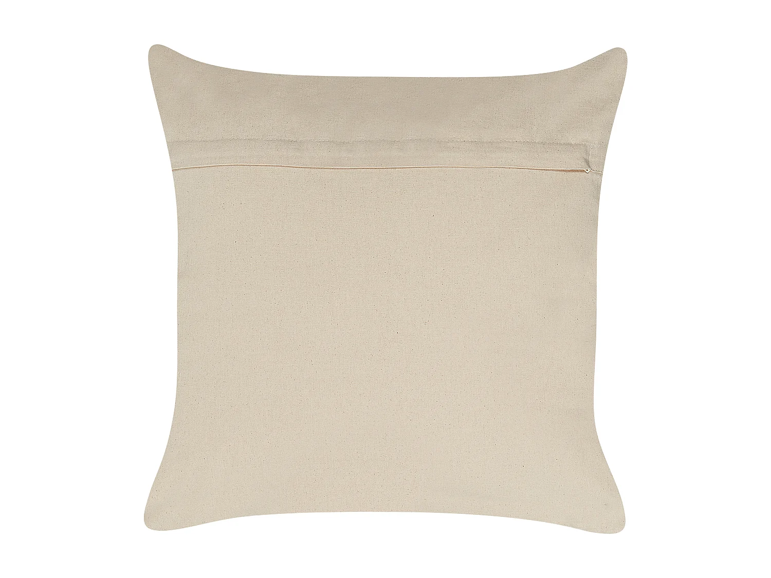 Dekokissen mit Füllung 2er Set blau / beige geometrisches Muster 50 x 50 cm Safi