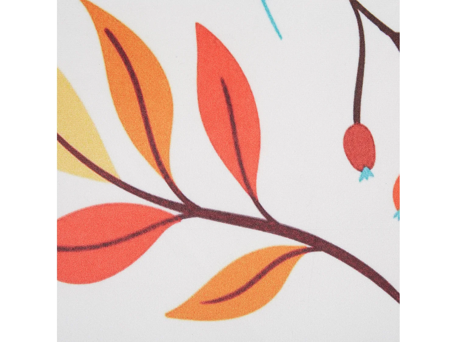 Lot de 2 coussins décoratifs VISCARIA Velours 45 x 45 cm Multicolore Motif de plante