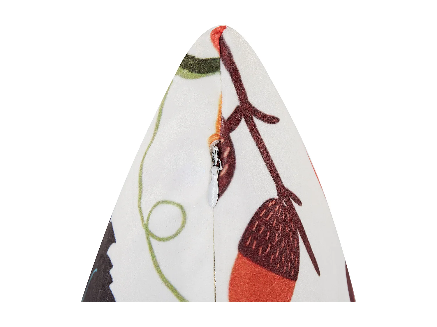 Set di 2 cuscini VISCARIA Velluto 45 x 45 cm Multicolore Trama di piante