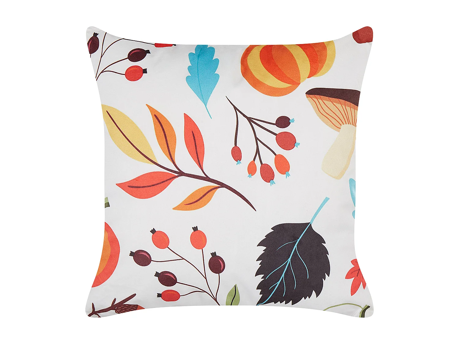 Dekokissen Samtstoff Herbstmotiv bunt 45 x 45 cm 2er Set Viscaria