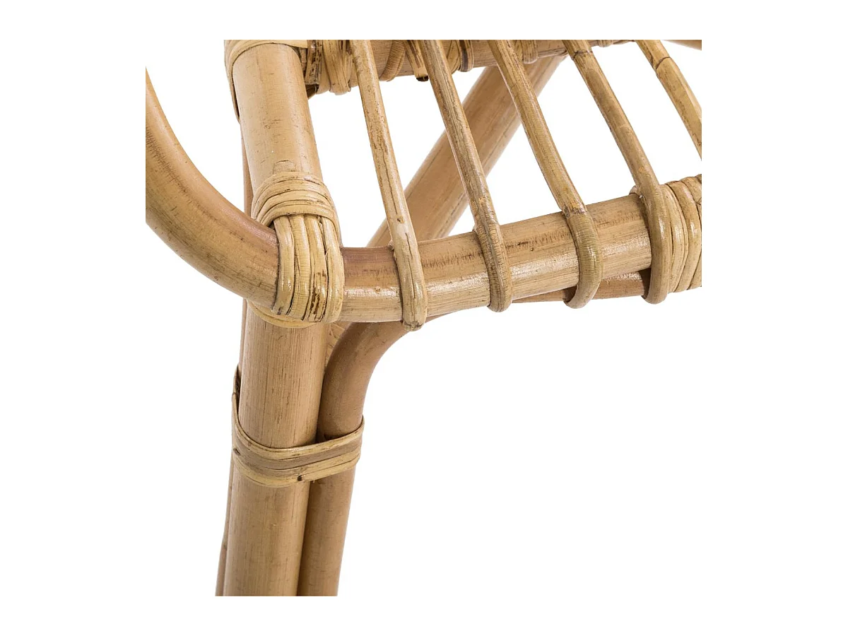 Fauteuil en Rotin Naturel H 80 cm
