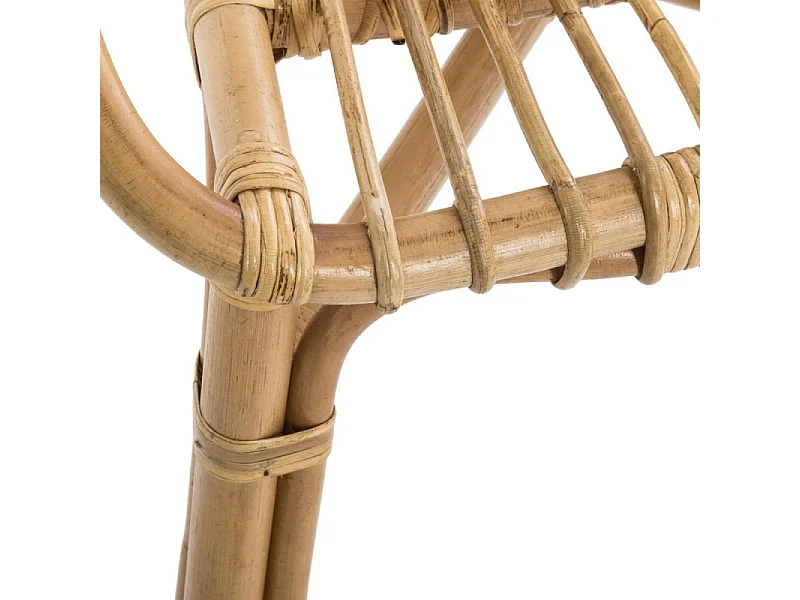 Fauteuil en Rotin Naturel H 80 cm