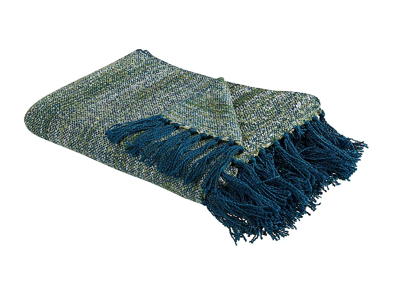 Coperta PAIRE Tessuto 130 x 170 cm Foglia di tè