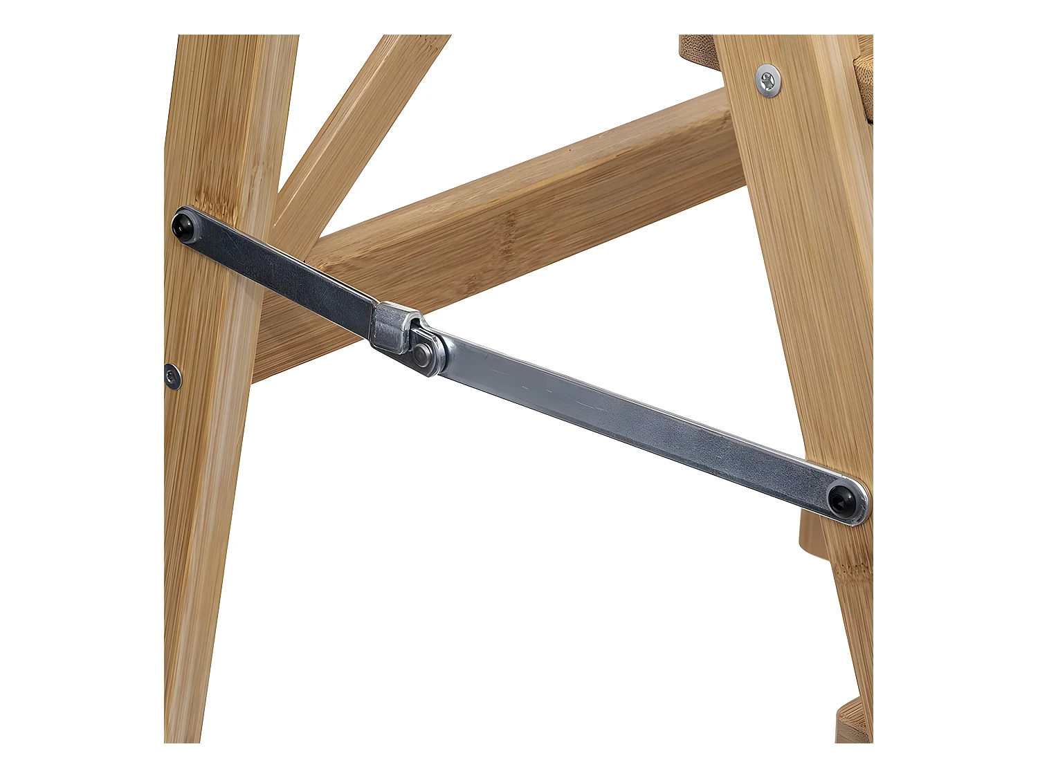 Marchepied 3 Marches "Bambou" 63cm Naturel