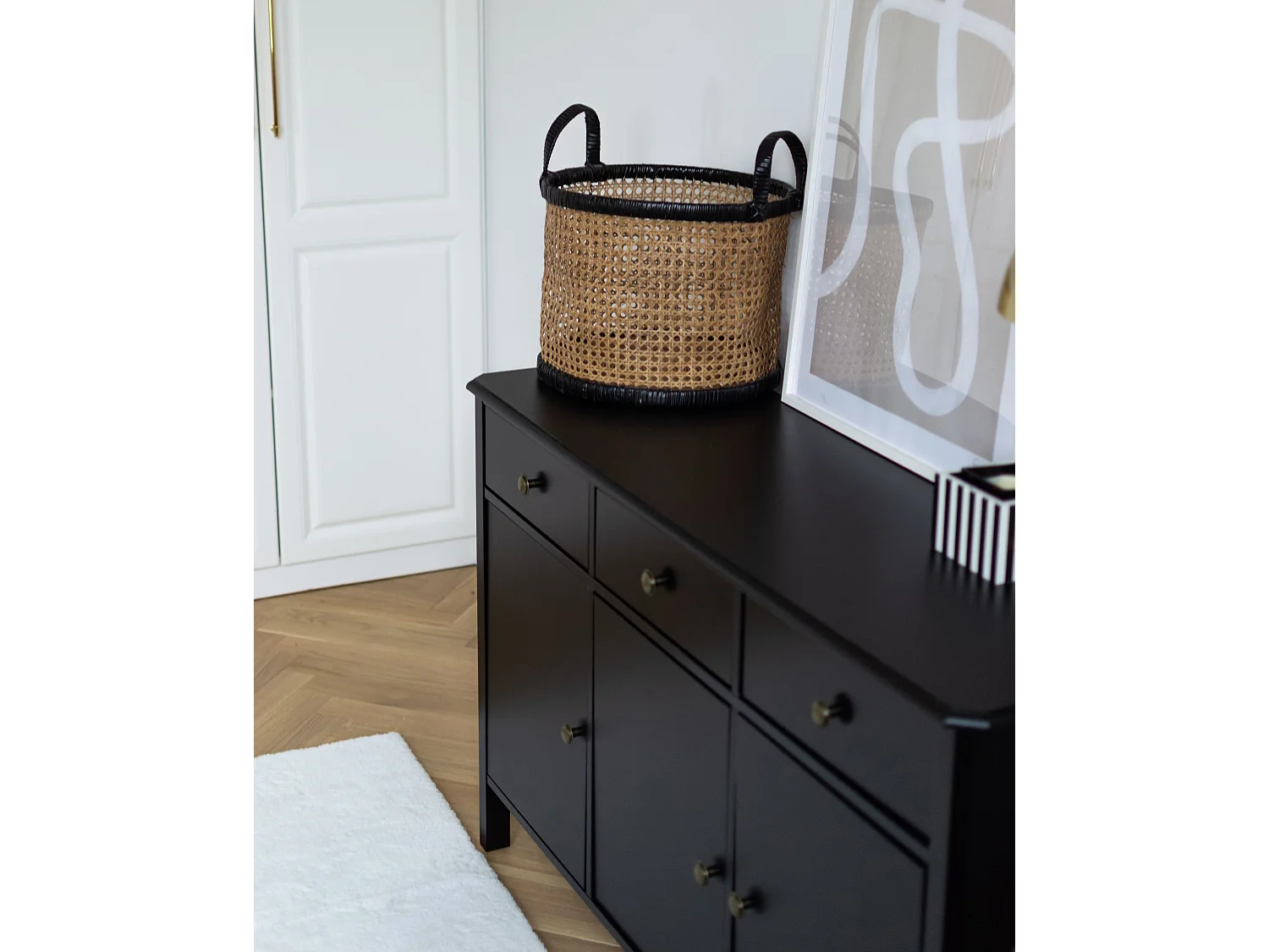 Credenza a 3 ante OLATE Nero