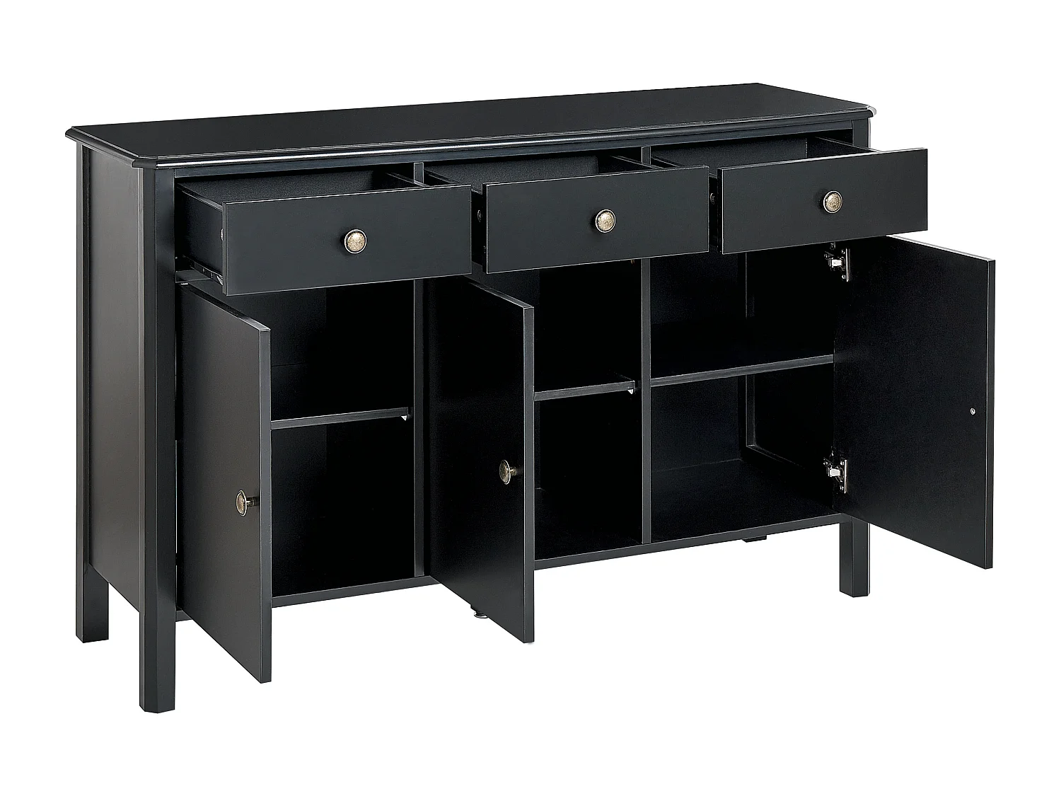 Credenza a 3 ante OLATE Nero