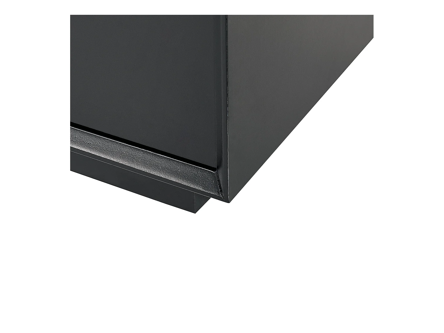 Commode à 4 portes noire OXNARD