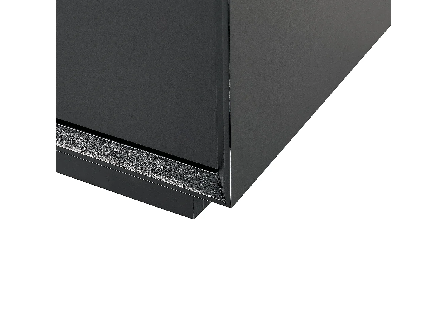 Commode à 4 portes noire OXNARD