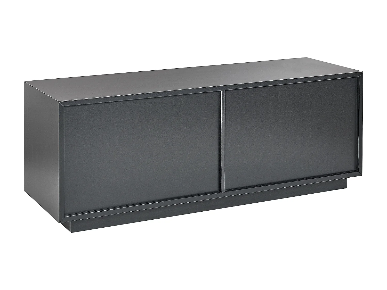 Commode à 4 portes noire OXNARD