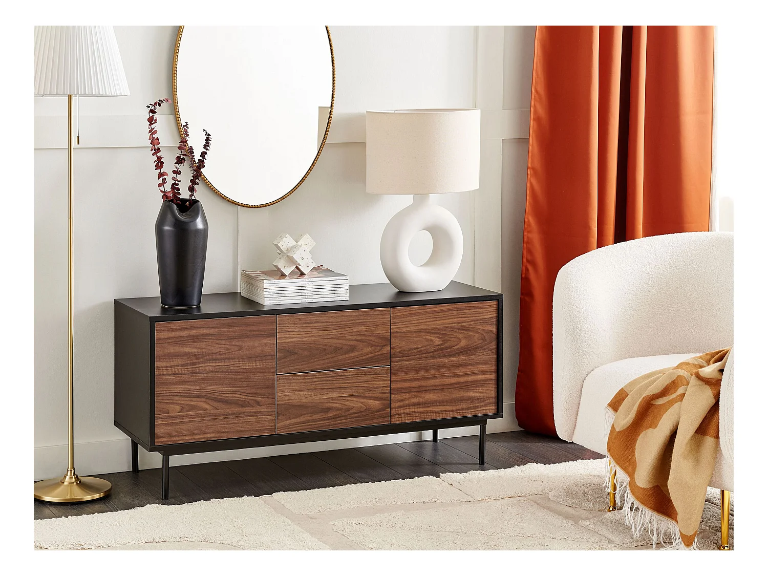 Szafka OKLAND Czarny