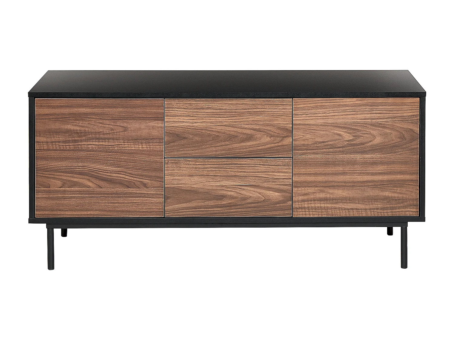 Armadio OKLAND Simil legno Nero