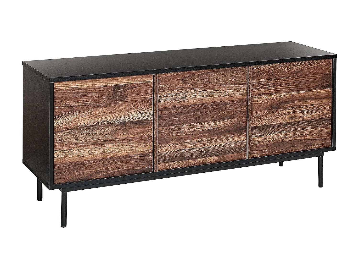 Armadio OKLAND Simil legno Nero