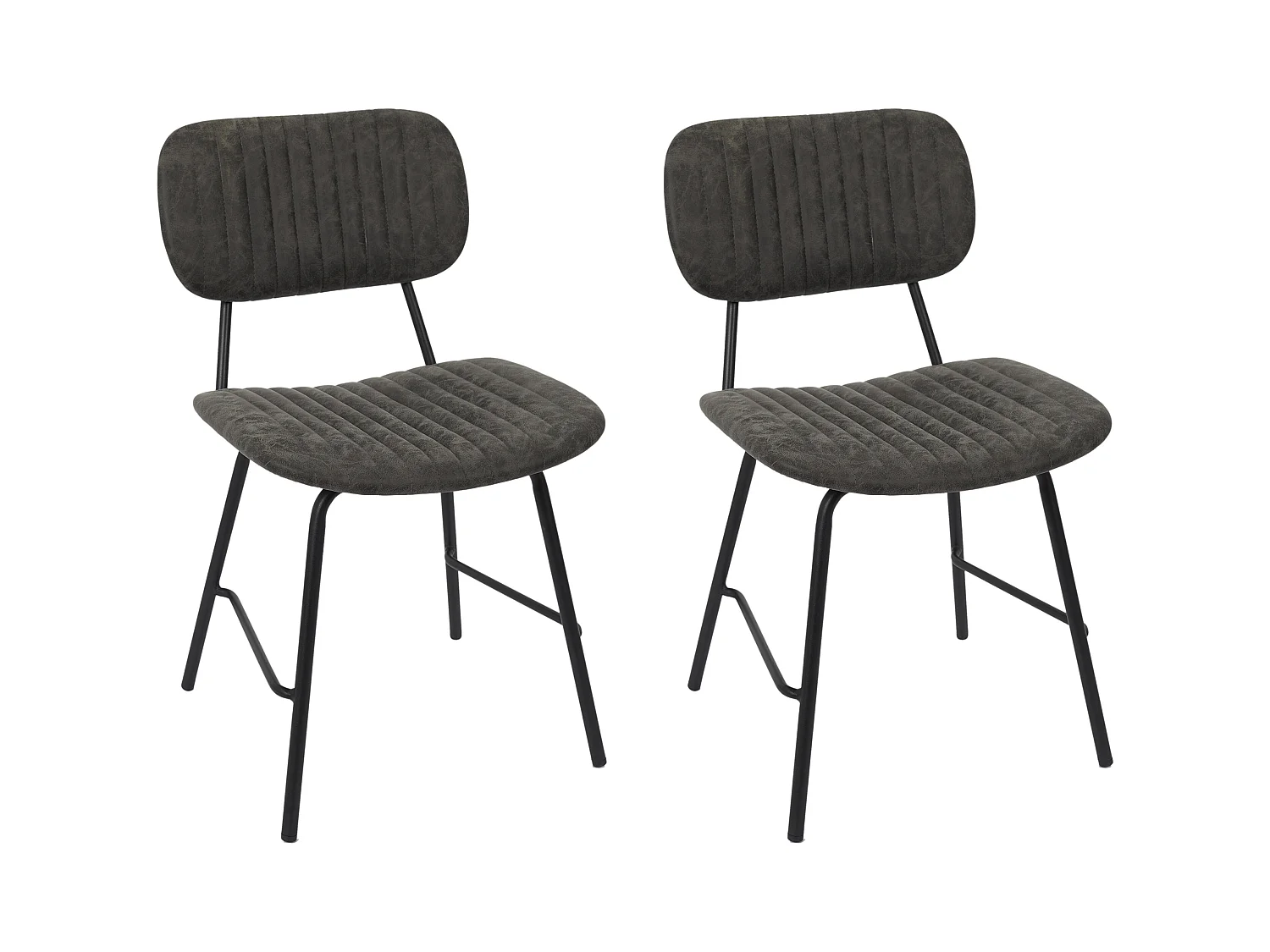 Chaise Taylor Gris - Lot De 2 Gris