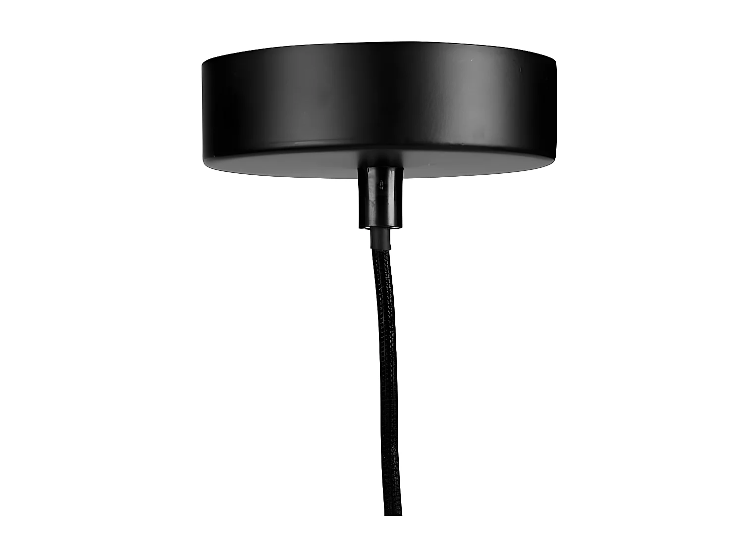 Suspension métal ajouré Calathéa noire Ostaria