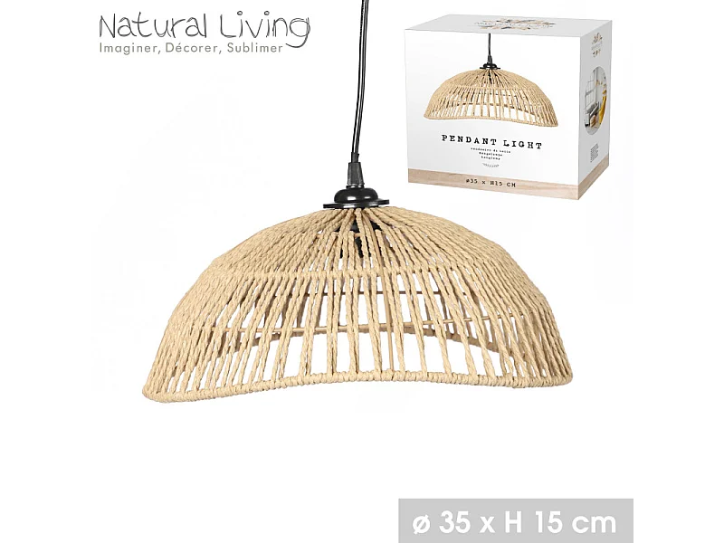 Suspension en corde Micha D35 Natural Living