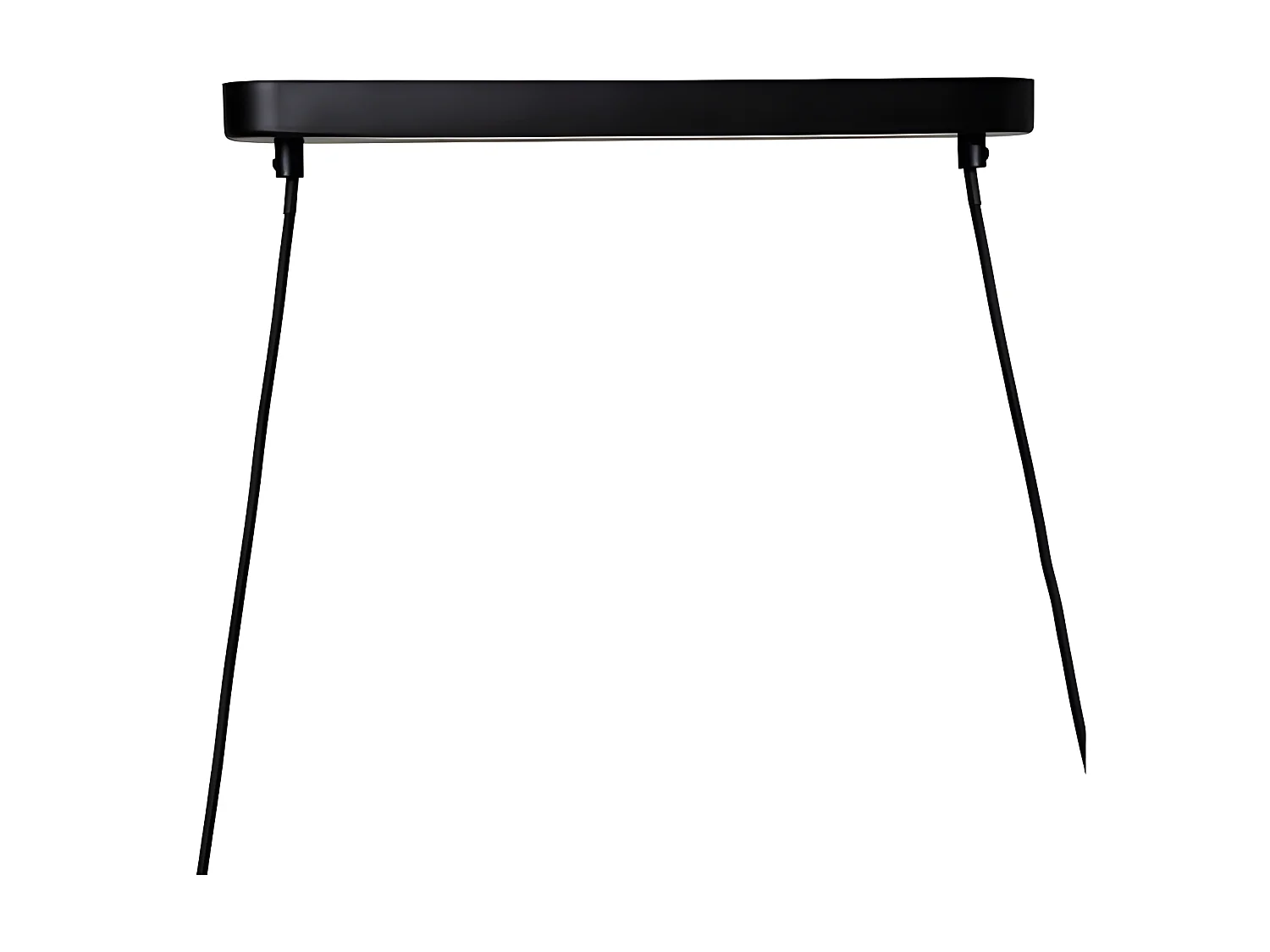 Suspension barre en bois 5 cordons simples Ostaria