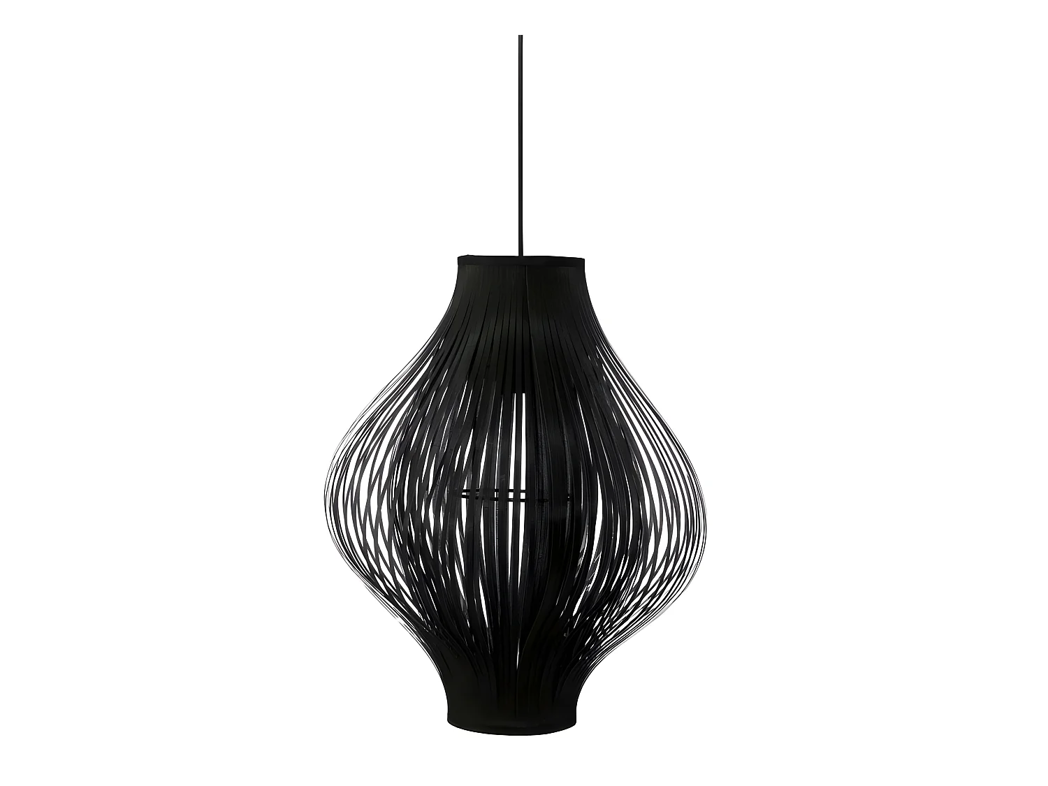 Lampe Suspension Pliante "Yisa" 44cm Noir
