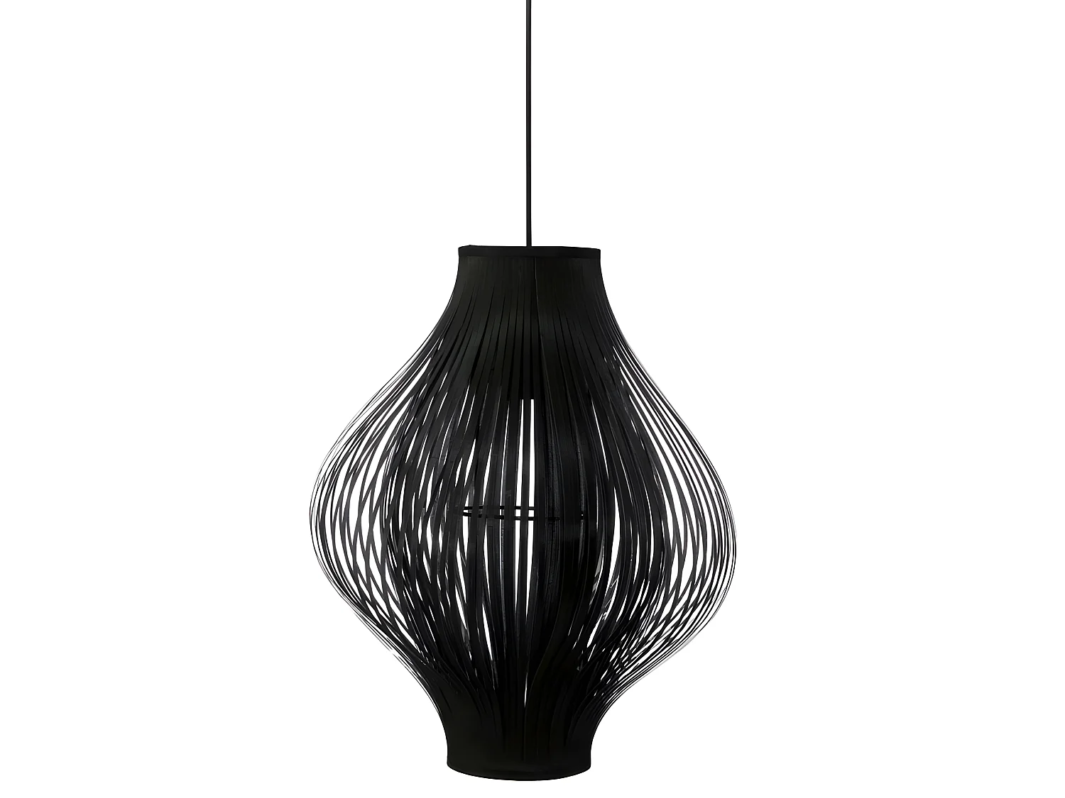 Lampe Suspension Pliante "Yisa" 44cm Noir