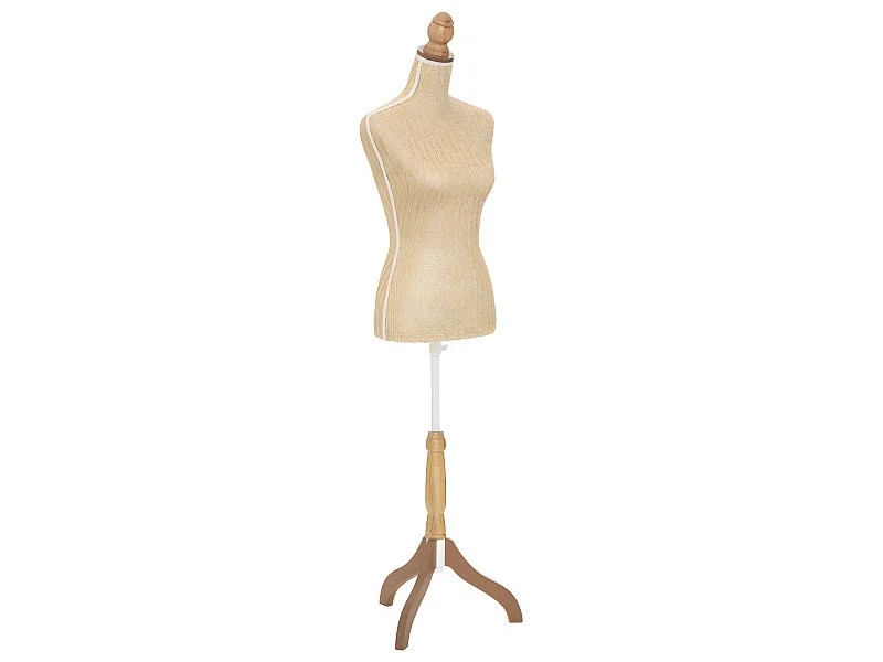 Mannequin Tressé en Bois "Carmen" 160cm Beige
