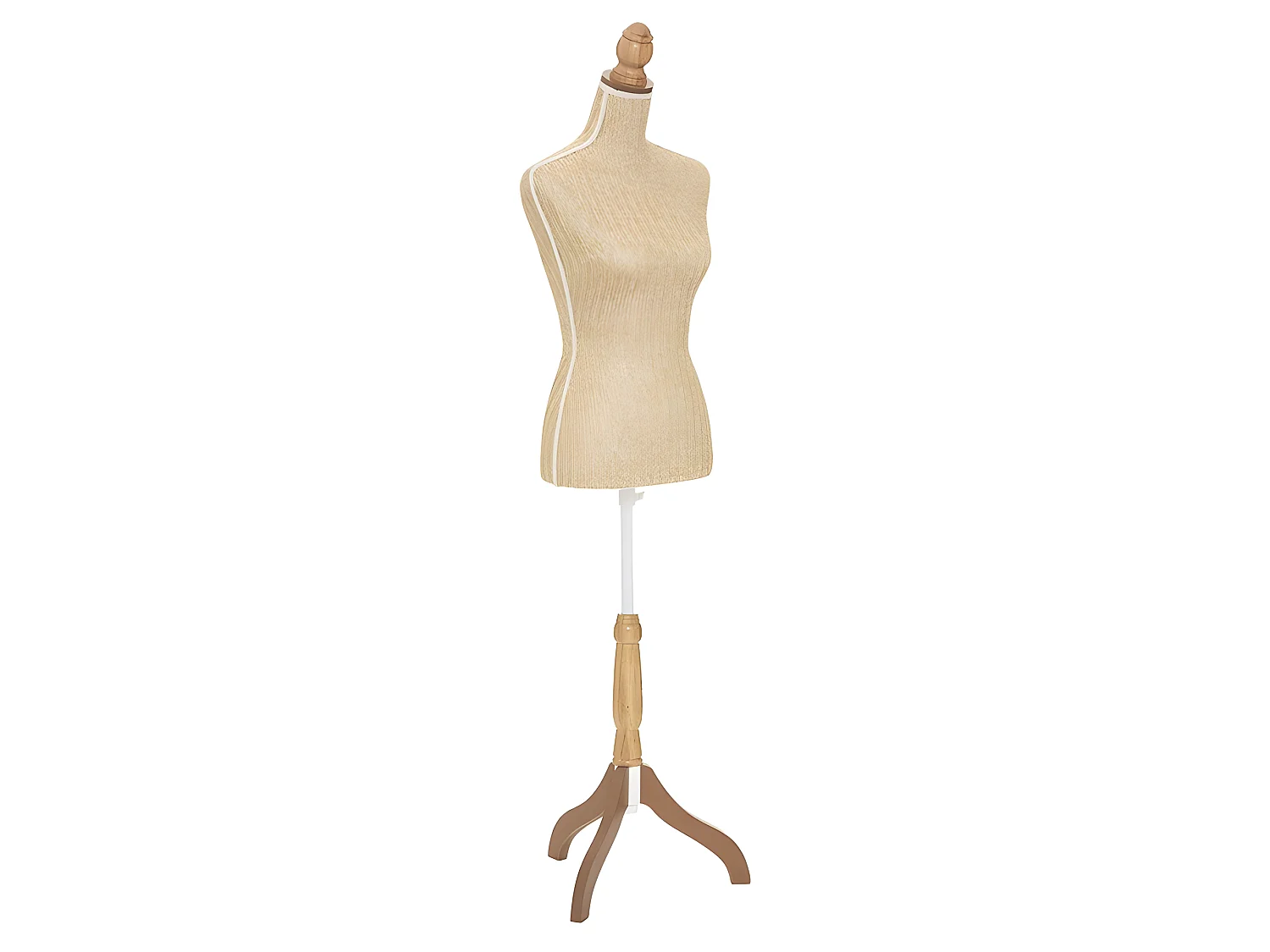 Mannequin Tressé en Bois "Carmen" 160cm Beige