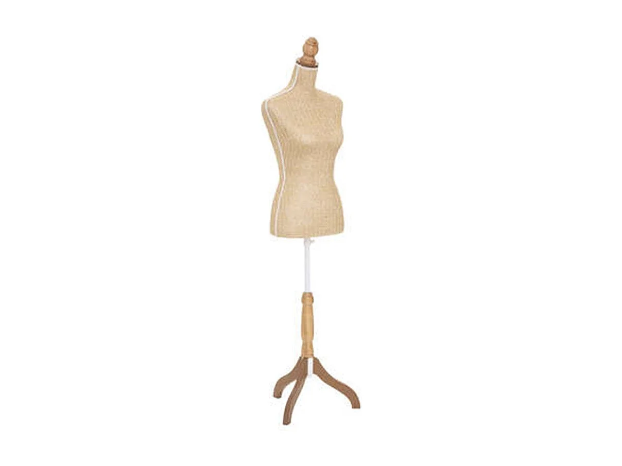 Mannequin Tressé en Bois "Carmen" 160cm Beige