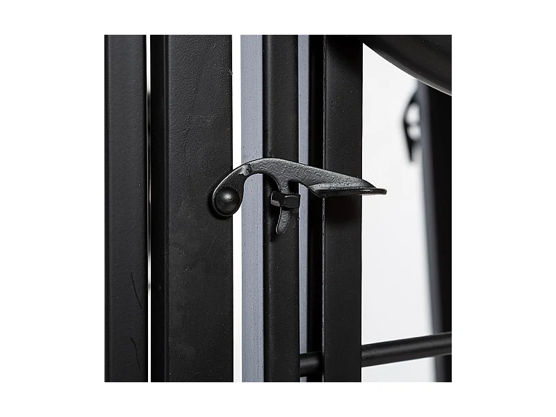 Table de Jardin & 4 Chaises "To Paris" 77cm Noir