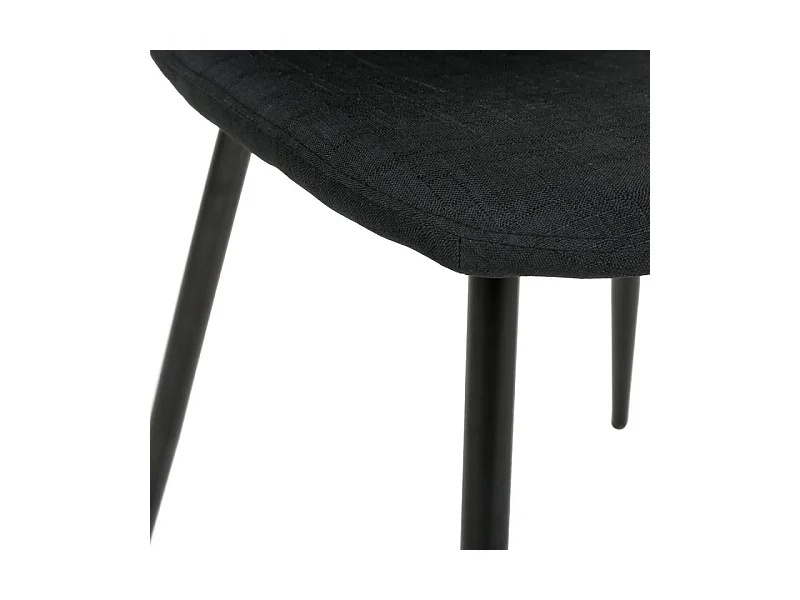 Lot de 4 Chaises Design "Nokas" 85cm Noir