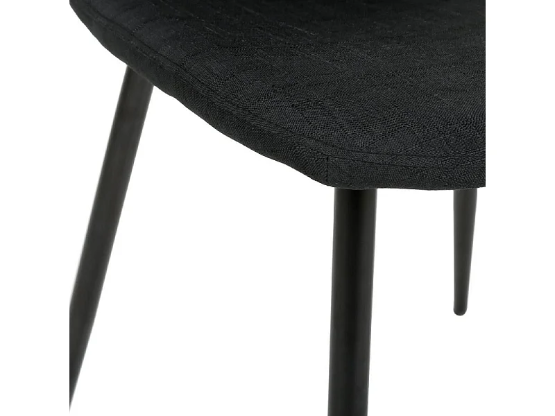 Lot de 4 Chaises Design "Nokas" 85cm Noir