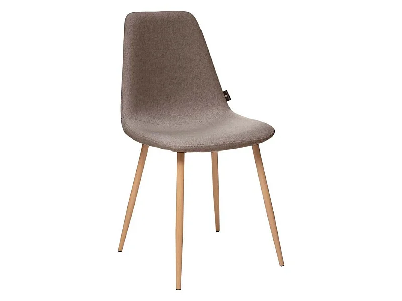 Lot de 4 Chaises Design "Roka" 85cm Taupe