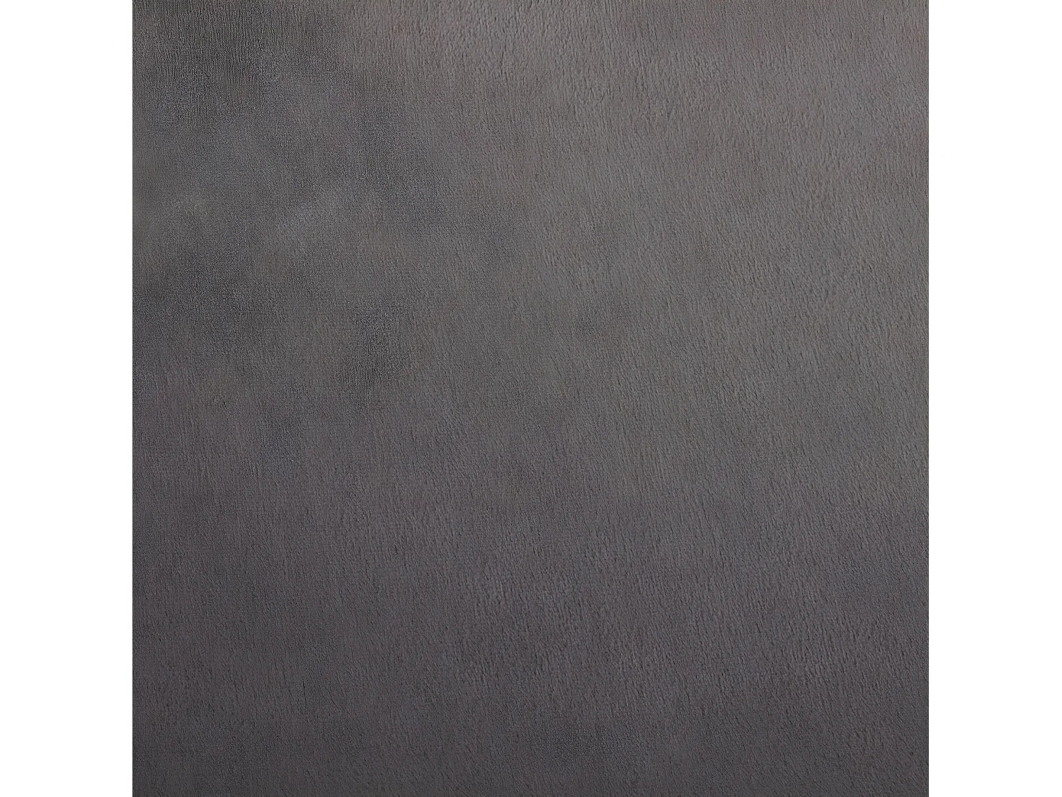 Chaise de table en Velours Gris foncé et pieds en métal effet bois