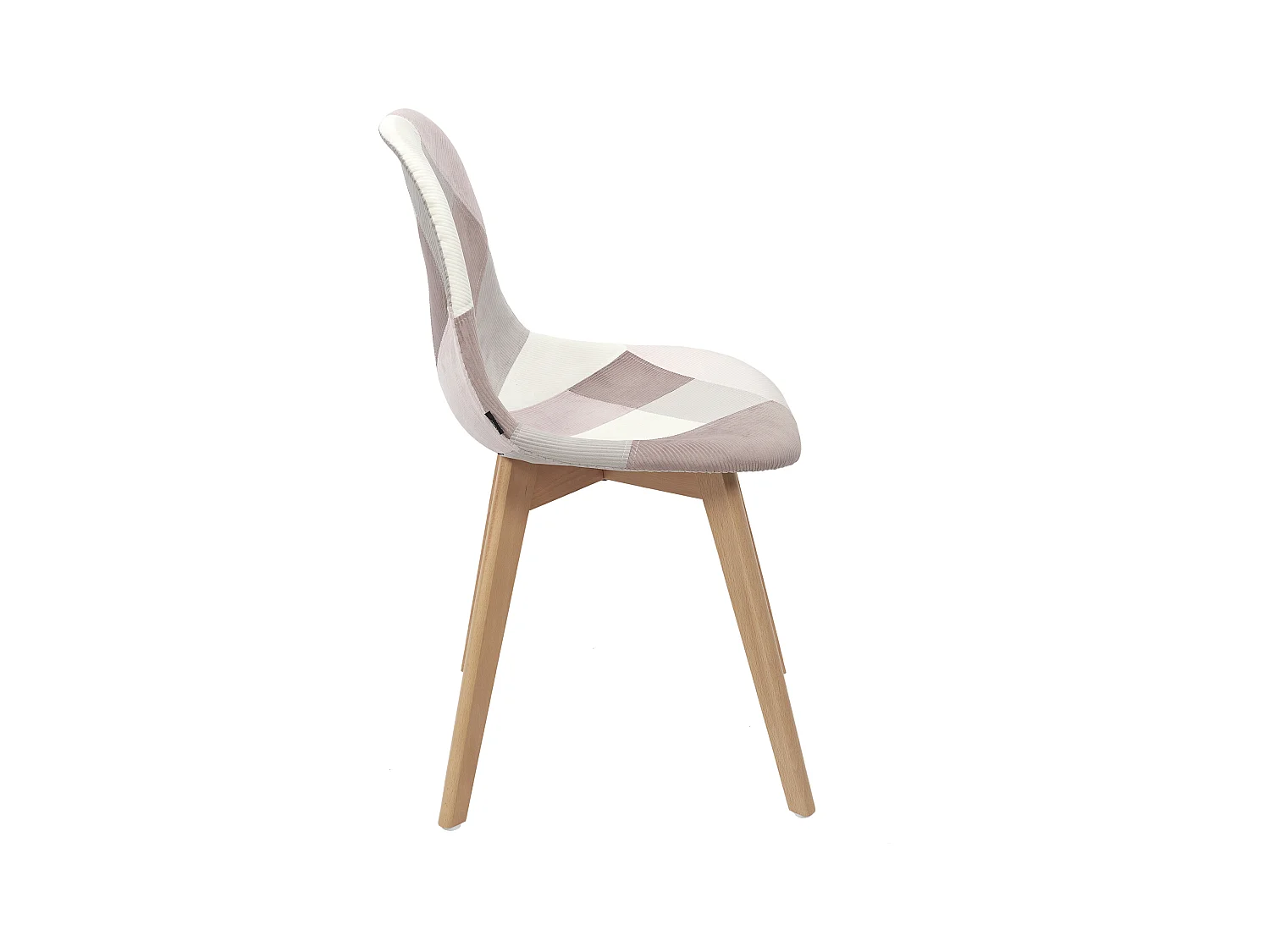 Chaise Patchwork Rose - Lot De 4 Multicolore, Rose