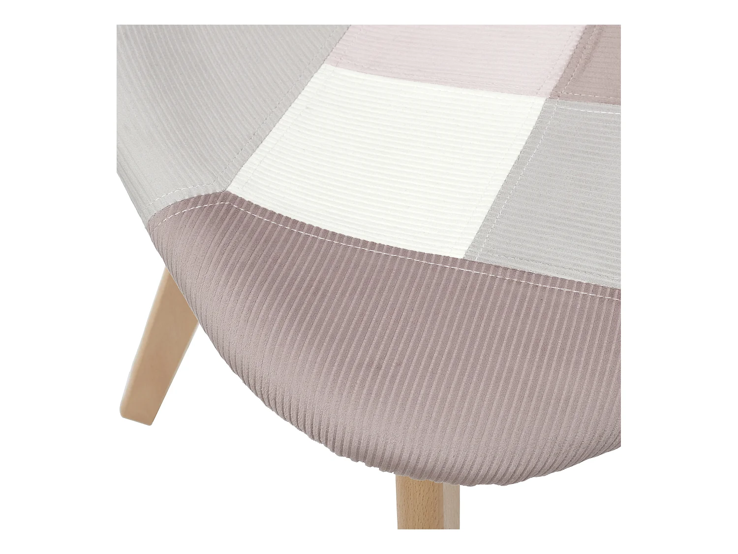 Chaise Patchwork Rose - Lot De 4 Multicolore, Rose