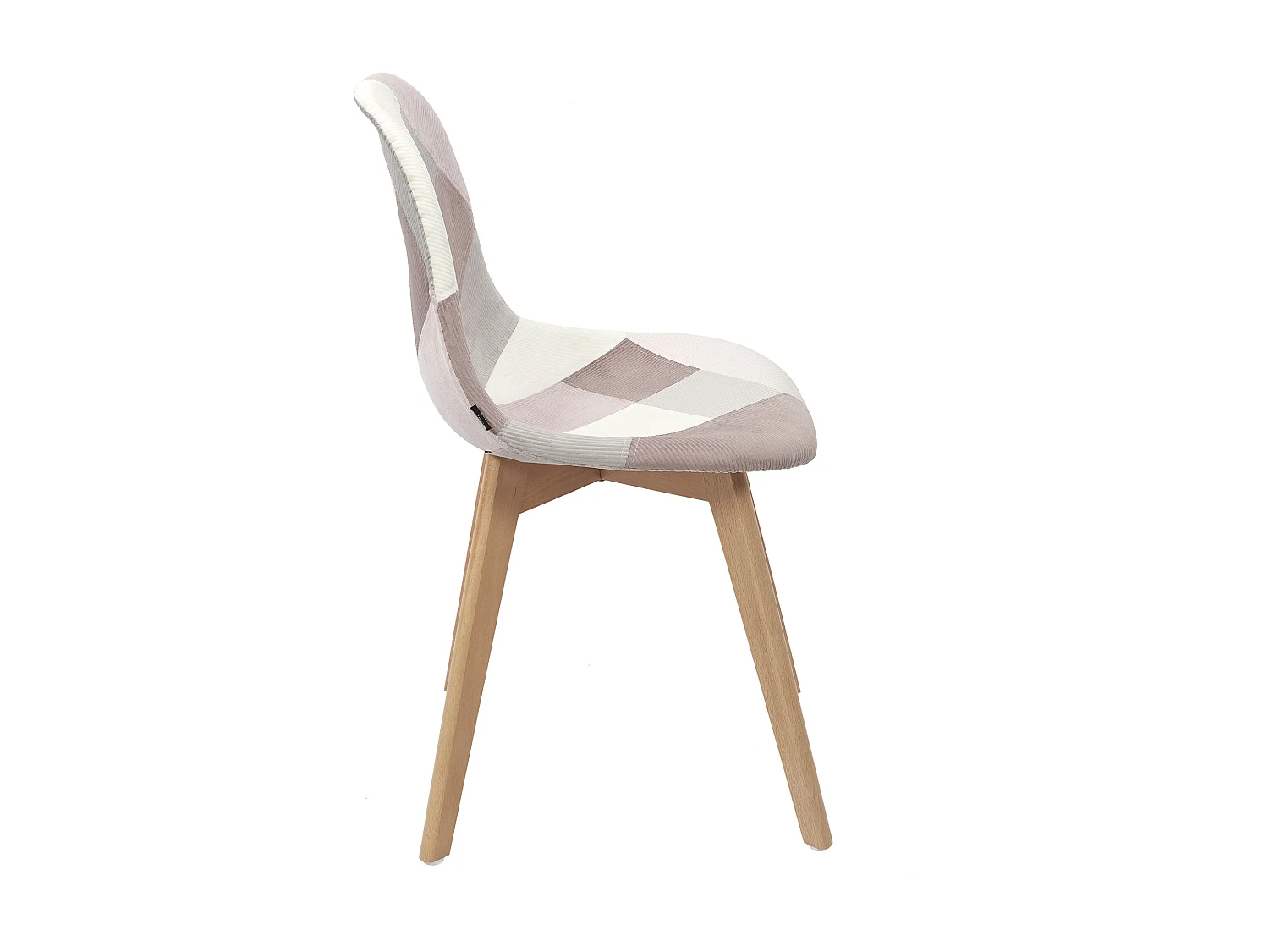 Chaise Patchwork Rose - Lot De 4 Multicolore, Rose