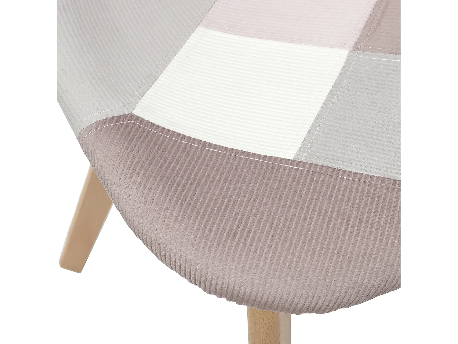 Chaise Patchwork Rose - Lot De 4 Multicolore, Rose