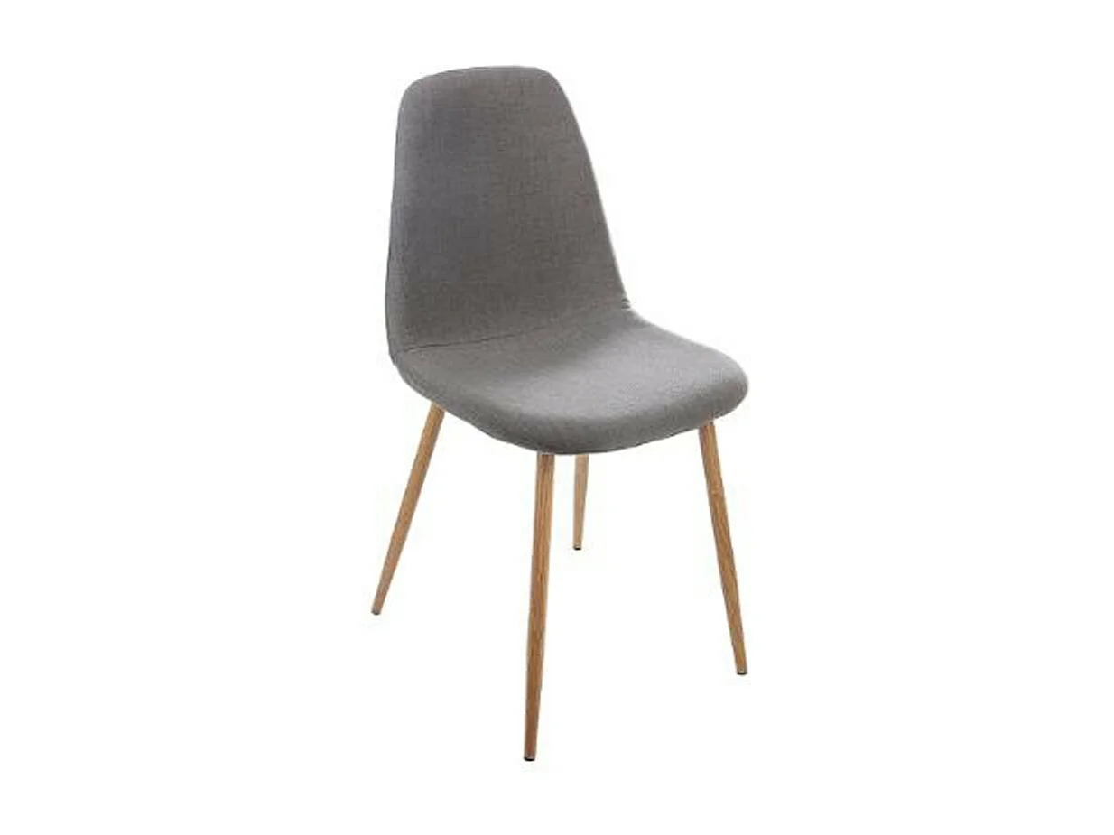 Lot de 4 Chaises Design "Roka" 85cm Gris Foncé