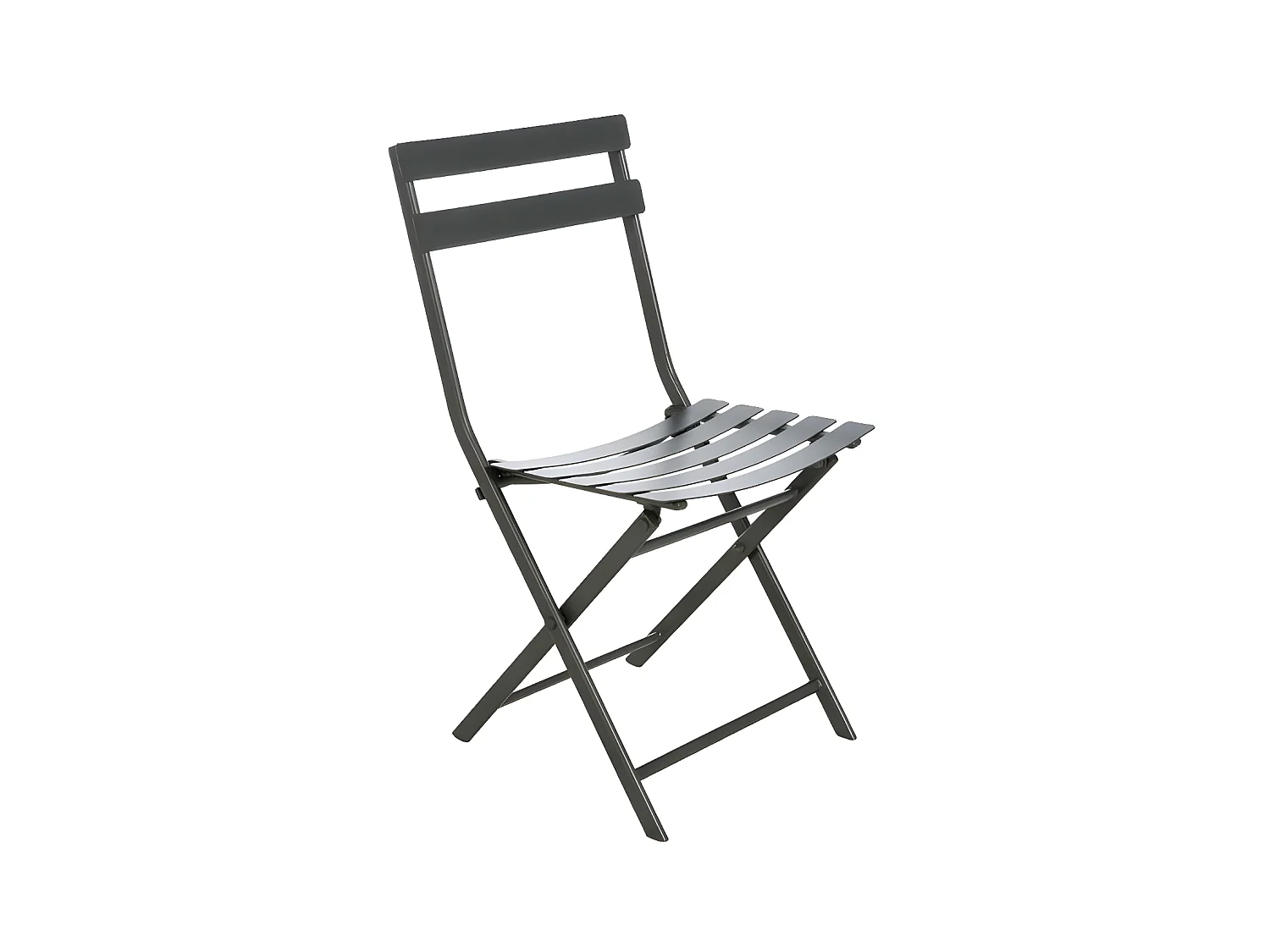 Chaise métal pliante Greensboro graphite Hespéride