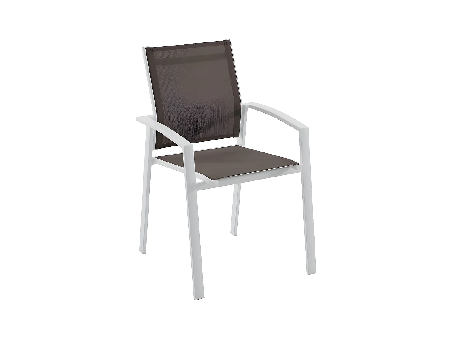 Fauteuil Axiome Hespéride noisette et blanc