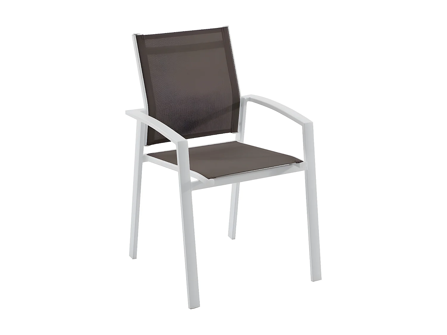 Fauteuil Axiome Hespéride noisette et blanc