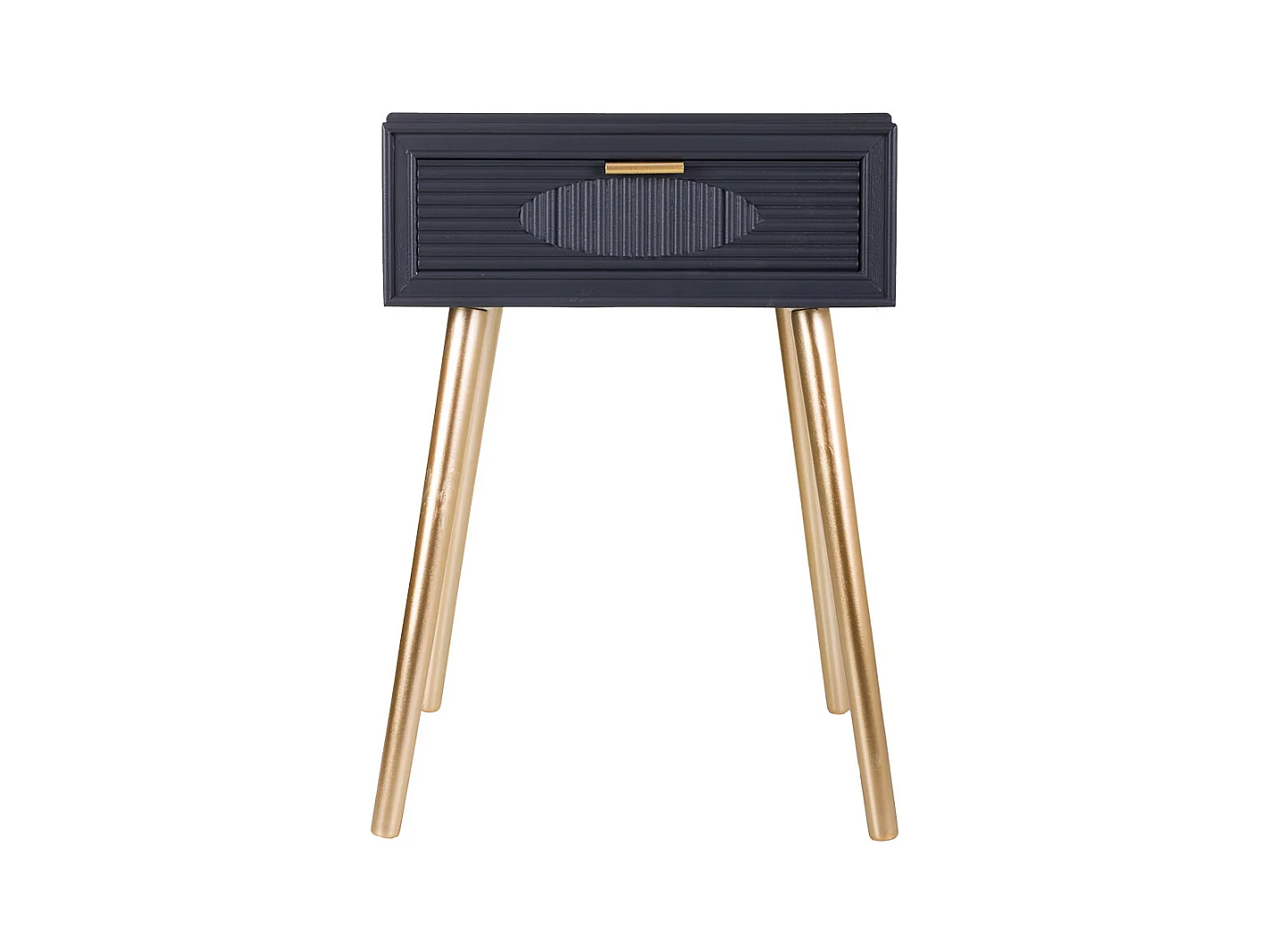 Tavolo in legno grigio scuro 47x39x67h